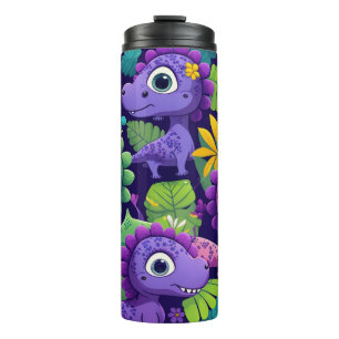 Bouteilles Isothermes Bébé mignon coloré Dinosaures Tumbler