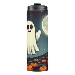 Bouteilles Isothermes Belle, fantôme vintage et art de l'halloween citro