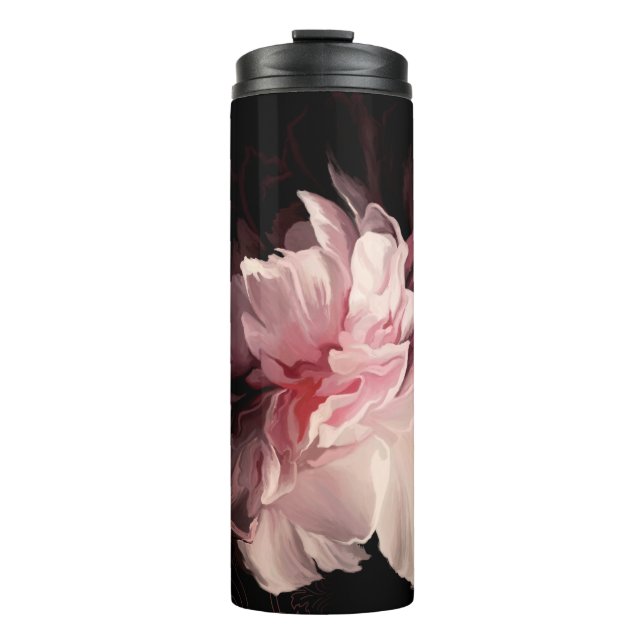 Bouteilles Isothermes Belle fleur de pivoine (Devant)