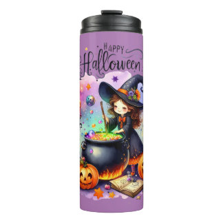 Bouteilles Isothermes Belle Halloween sorcière Tumbler