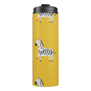 Bouteilles Isothermes Belle motif sans couture pour enfants avec zèbres