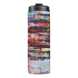 Bouteilles Isothermes Belle peinture abstraite