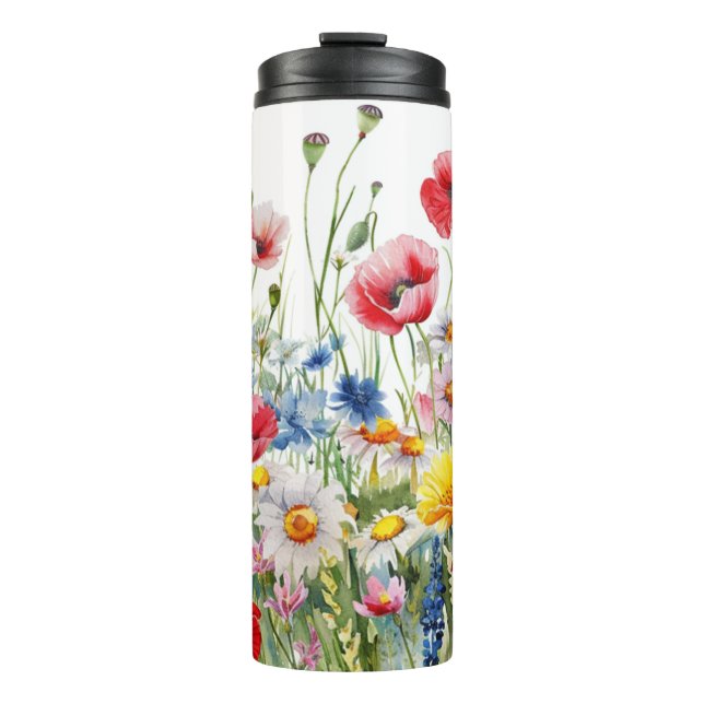 Bouteilles Isothermes Belle Sublimation Fleur (Devant)
