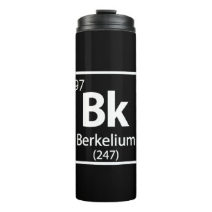 Bouteilles Isothermes Berkelium - Berkeley Science - Tableau périodique
