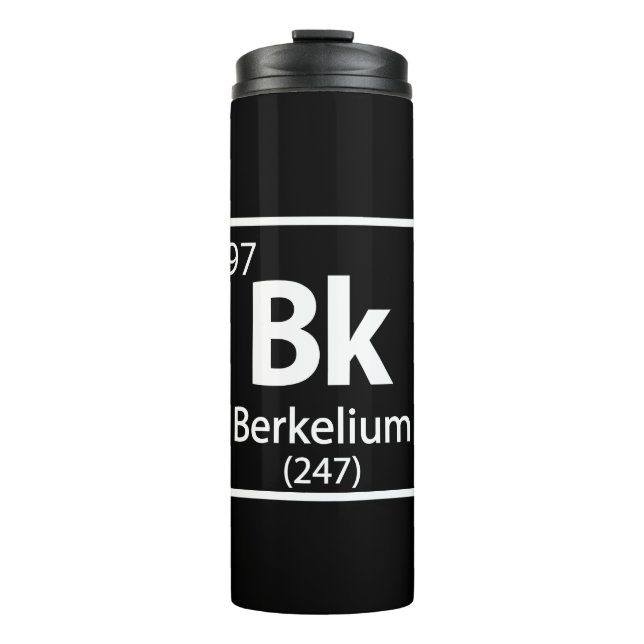 Bouteilles Isothermes Berkelium - Berkeley Science - Tableau périodique (Devant)