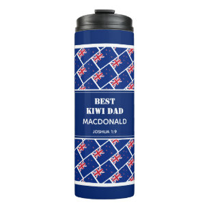 Bouteilles Isothermes BEST KIWI DAD Customisé Nouvelle-Zélande