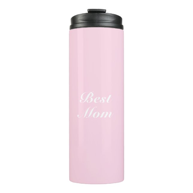 Bouteilles Isothermes Best Pink Classic script elegant stylish cute (Devant)