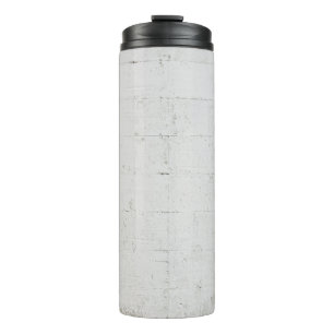 Bouteilles Isothermes béton peint blanc