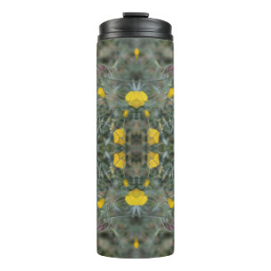 Bouteilles Isothermes Beurre Jaune Californie Poppy Motif Thermal Tum