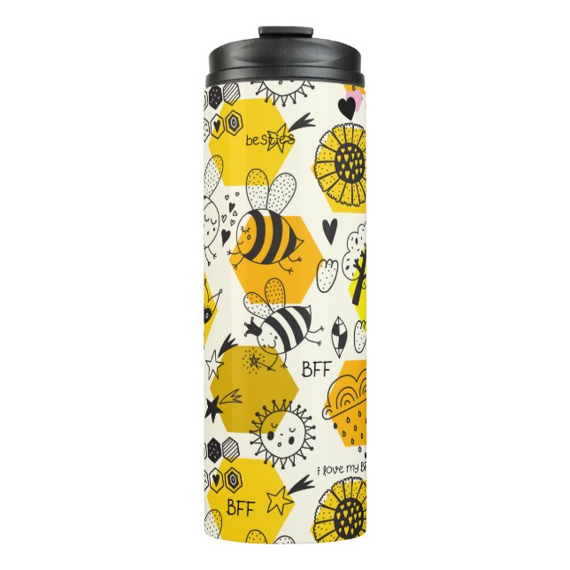 Bouteilles Isothermes BFF Queen Bee Dons Pour Besties Sauver Les Abeille (Devant)