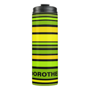 Bouteilles Isothermes BG Stripes couleur Motif V + votre dos et votre id