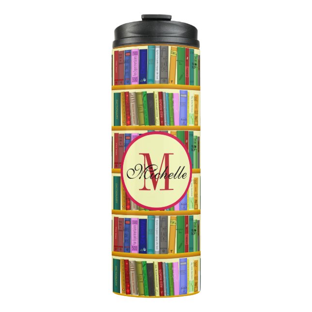 Bouteilles Isothermes Bibliothèque pour génie. Livres pour élèves intell (Devant)