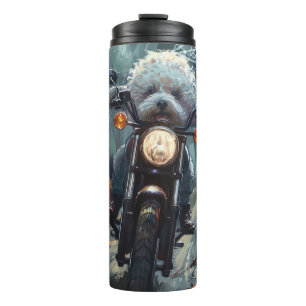 Bouteilles Isothermes Bichon Frise Riding Moto Halloween Scandale
