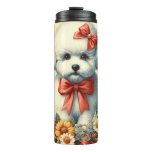 Bouteilles Isothermes Bichon Frisé Vintage