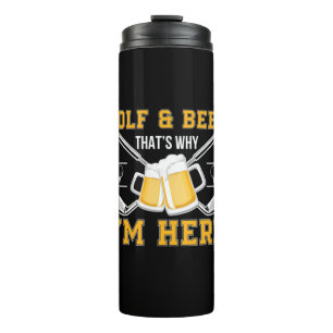 Bouteilles Isothermes Bière Drinker Golf Et Bière Anniversaire