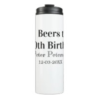 Bière jusqu'à 30 ans nom date homme élégantSimple