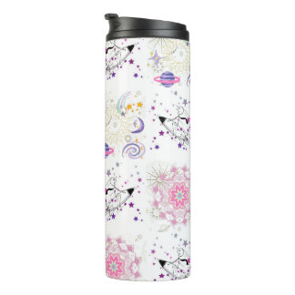 Bouteilles Isothermes Big Time et l'espace Mandala Patchwork Motif