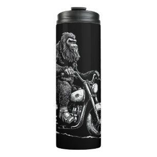 Bouteilles Isothermes Bigfoot équitation Un Vélo Moto Drôle Sasquatch M