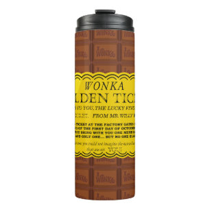 Bouteilles Isothermes Billet d'or Willy Wonka