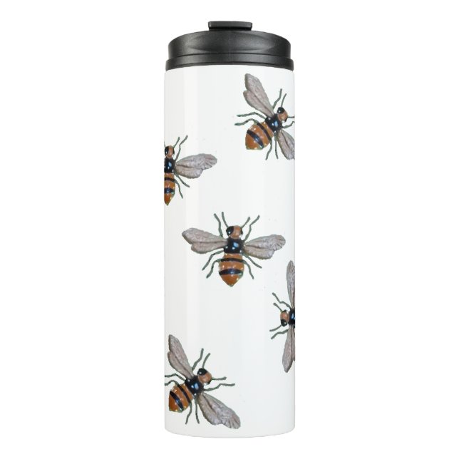 Bouteilles Isothermes Bitume thermique des abeilles de miel (Devant)