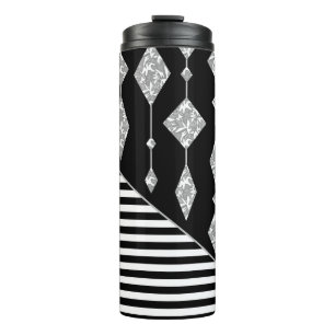 Bouteilles Isothermes Black and white, abstract, geometric, simple, scan
