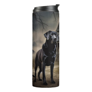 Bouteilles Isothermes Black Labrador Halloween
