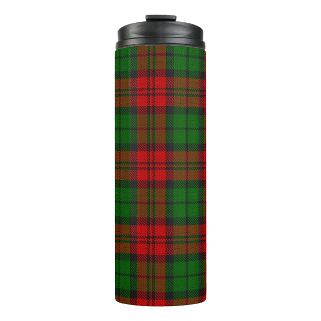 Bouteilles Isothermes Blackwatch Campbell Tartan Red Green Plaid (Devant)