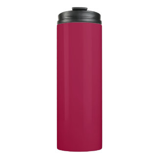 Bouteilles Isothermes Blanc Créez votre propre - Rouge cerisier
