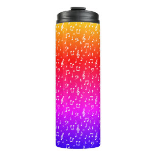 Bouteilles Isothermes blanc et arc-en-ciel Musical