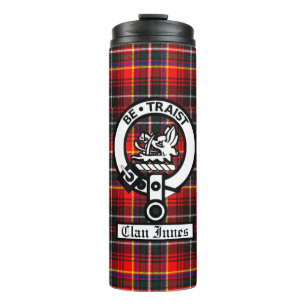 Bouteilles Isothermes Blason de Clan Innes et tartan 