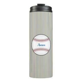 Bouteilles Isothermes Bleu Custom Baseball Thermal Coffee Tumbler