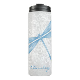 Bouteilles Isothermes Bleu Dragonfly Personnalisé Tumbler Thermique