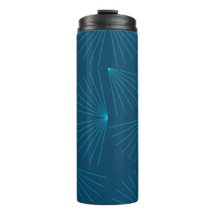 Bouteilles Isothermes Bleu, moderne, simple concept de célébration de la