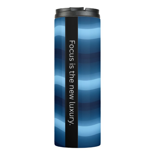 Bouteilles Isothermes Bleu Tide Thermique Tumbler (Dos)