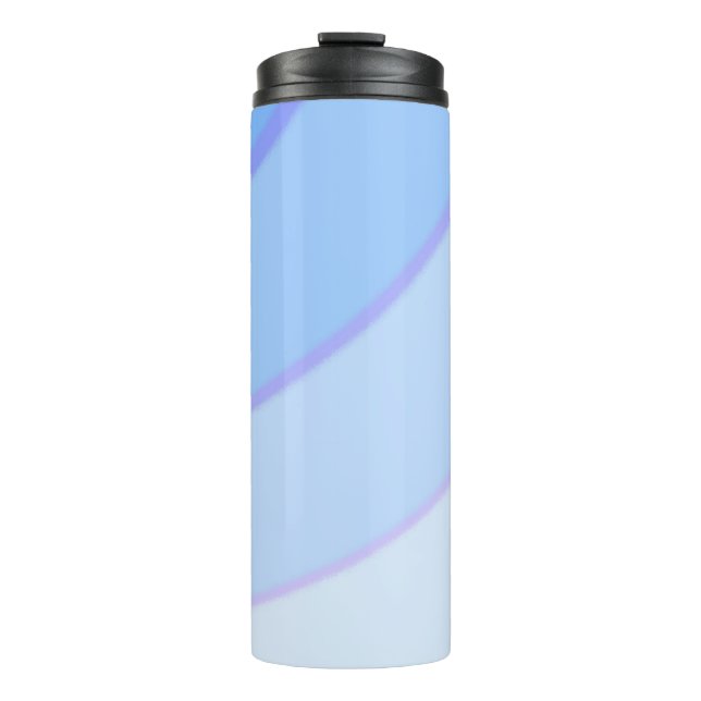 Bouteilles Isothermes Bleu Tourbillon thermique (Devant)
