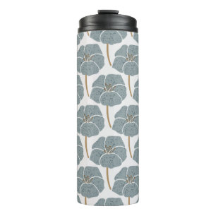 Bouteilles Isothermes Bleu vintage floral répéter sans couture motif. ro