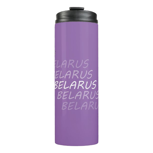 Bouteilles Isothermes Bleuet National Biélorussie (Devant)