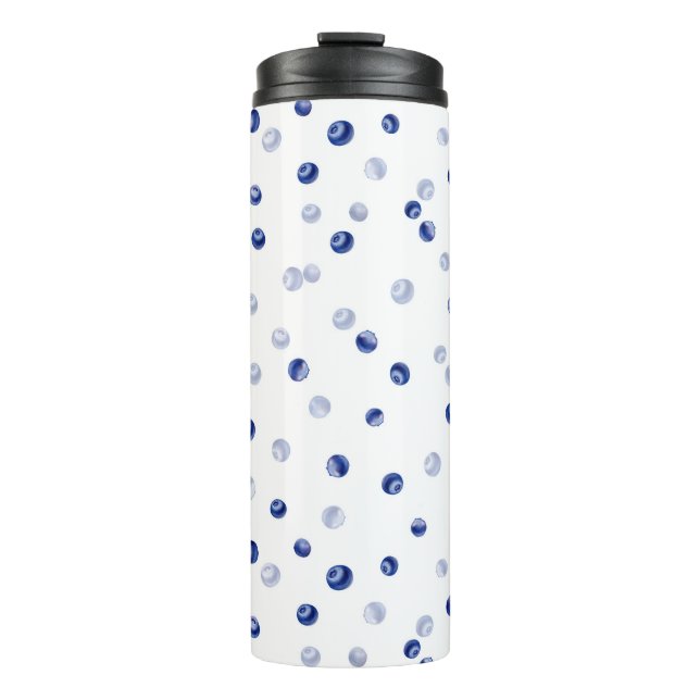 Bouteilles Isothermes Bleuets épars Motif sans joint (Devant)