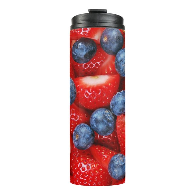 Bouteilles Isothermes Bleus et fraises (Devant)