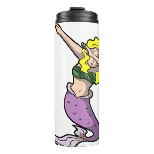 Bouteilles Isothermes blonde dabbing mermaid