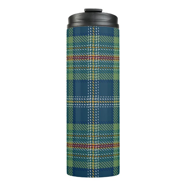 Bouteilles Isothermes Blue and Green Scottish Tartan Plaid (Devant)