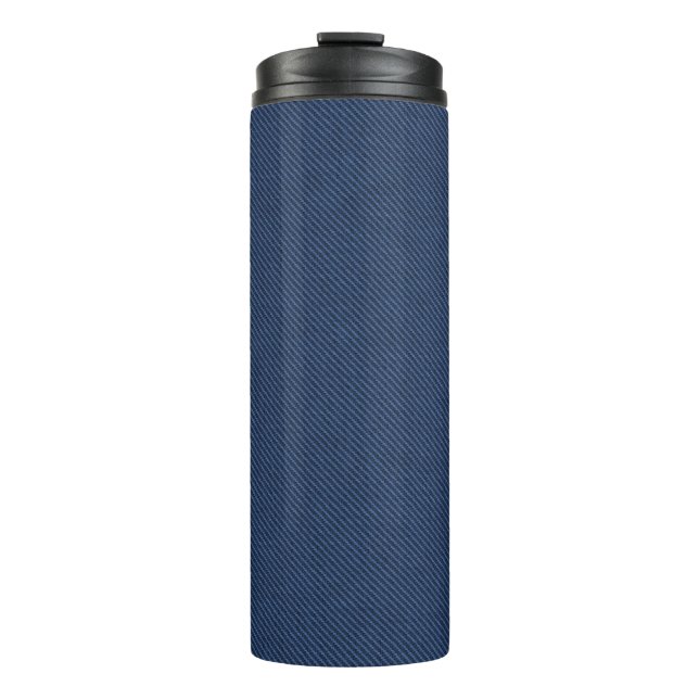 Bouteilles Isothermes Blue Jeans Fabric Thermal Tumbler (Devant)
