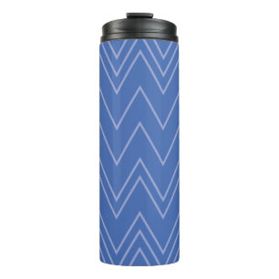 Bouteilles Isothermes Blue, moderne, simple, cool, trendy zigzag