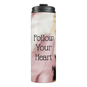 Bouteilles Isothermes Blush Rose Blanc Or Noir Vachette Animal