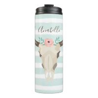Boho Cow Skull