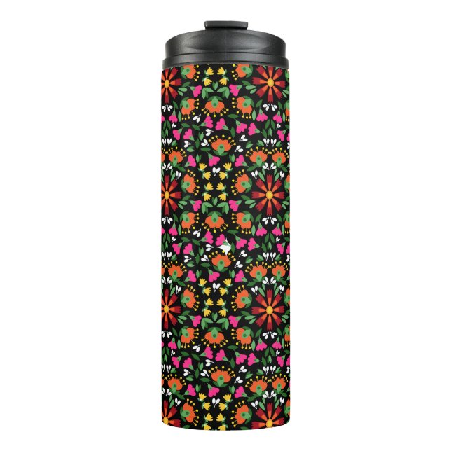 Bouteilles Isothermes Boho Design Bold Color Floral (Devant)