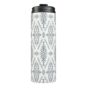 Bouteilles Isothermes Boho Ethnique : Trendy Hand-Drawn Seamless.