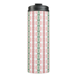 Bouteilles Isothermes Boho Funky Retro Eclectique Pastel Stripe de Noël