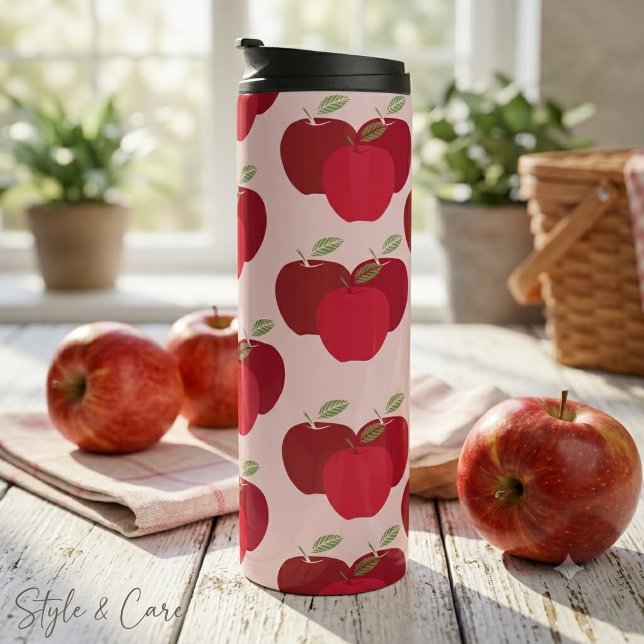 Bouteilles Isothermes Boîtier œil moderne motif pomme (Eye Casing Modern Apple Pattern Thermal Tumbler)