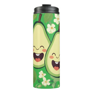 Bouteilles Isothermes Boîtier téléphonique couple Avocado   Funny Kawaii